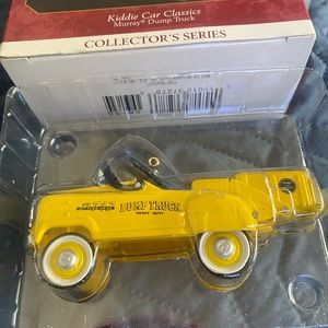 Hallmark Collectors series Kiddie Car Dump Truck ornament
